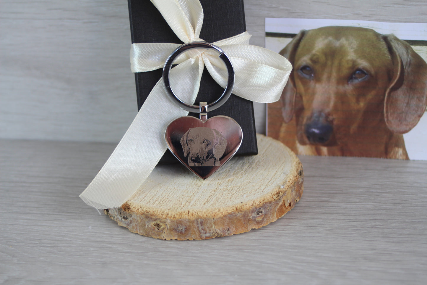 Handwriting Keyring Heart, Personalised Photo and Text Keychain, Anniversary Gift, Valentine's Mother's Day gift