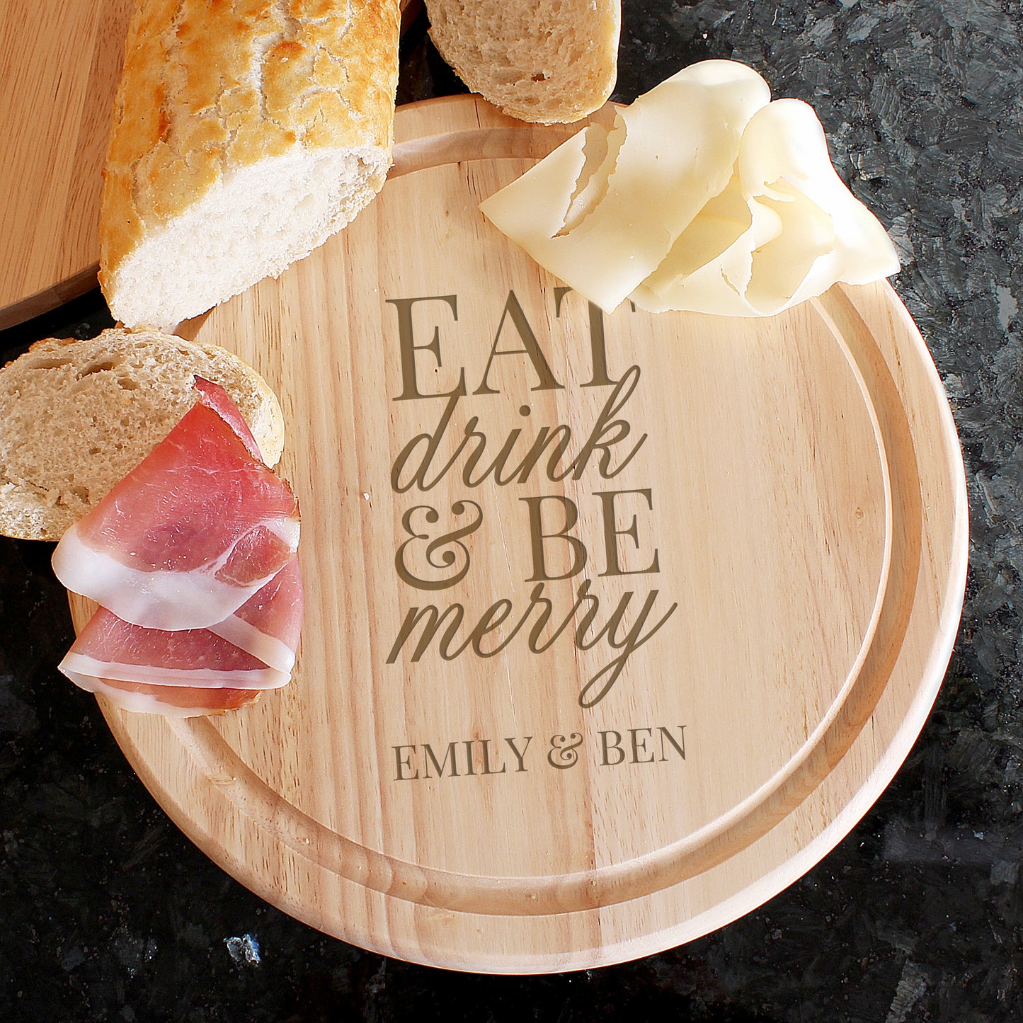 Personalised Chopping Board - Eat Drink and Be Merry