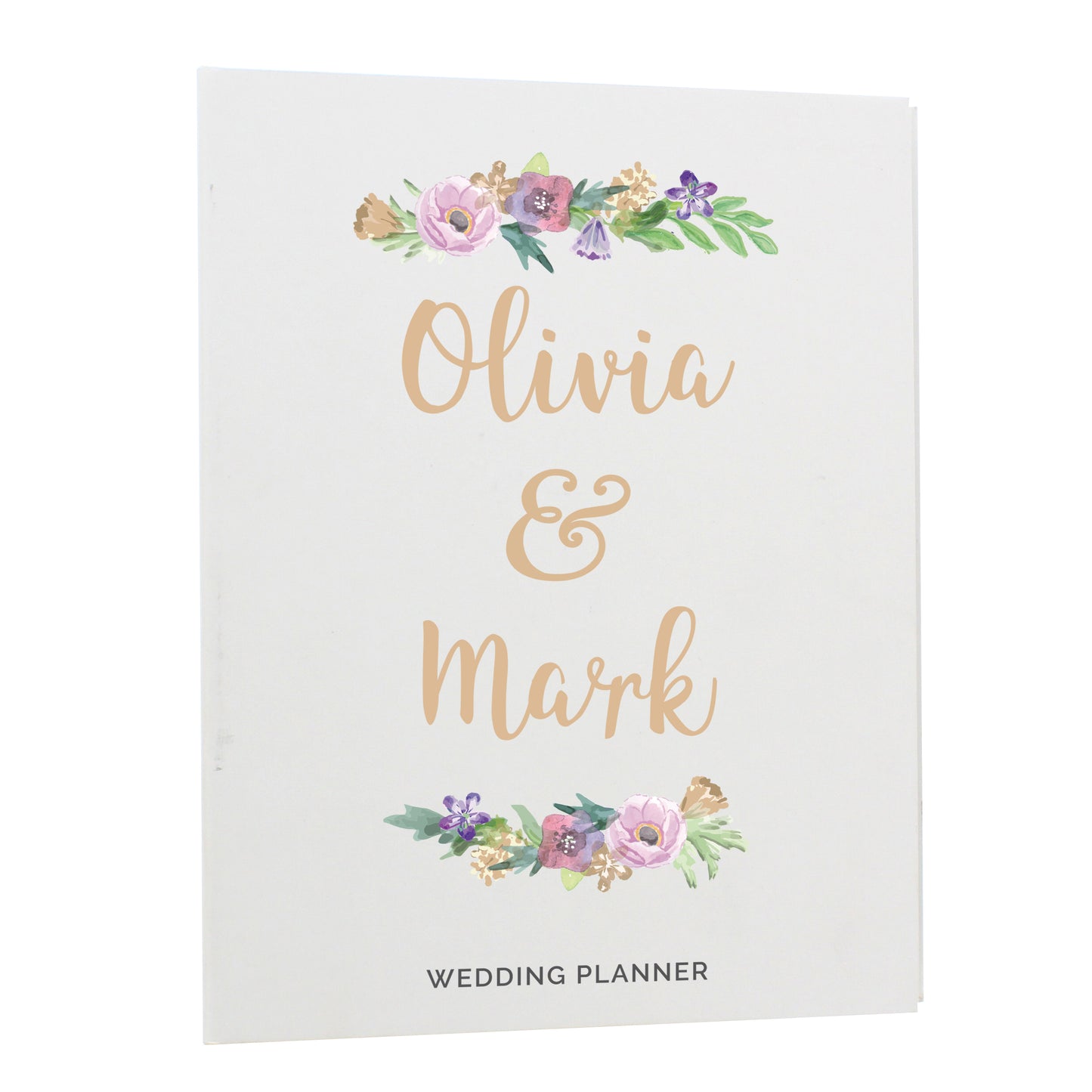 Personalised Floral Wedding Planner Engagement Gift