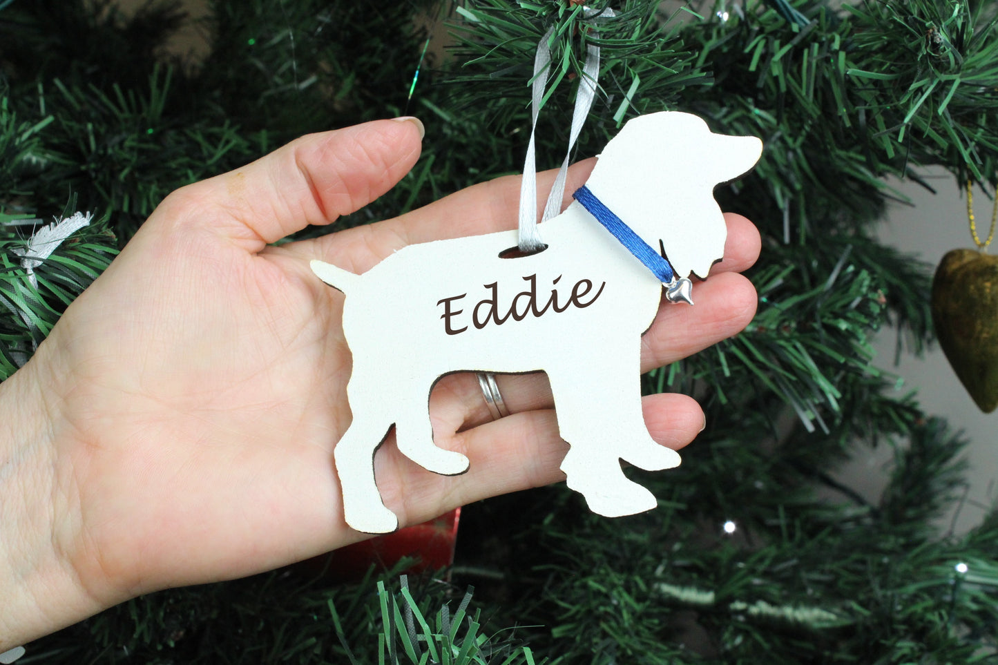 Personalised Pet Dog Christmas Tree Decoration