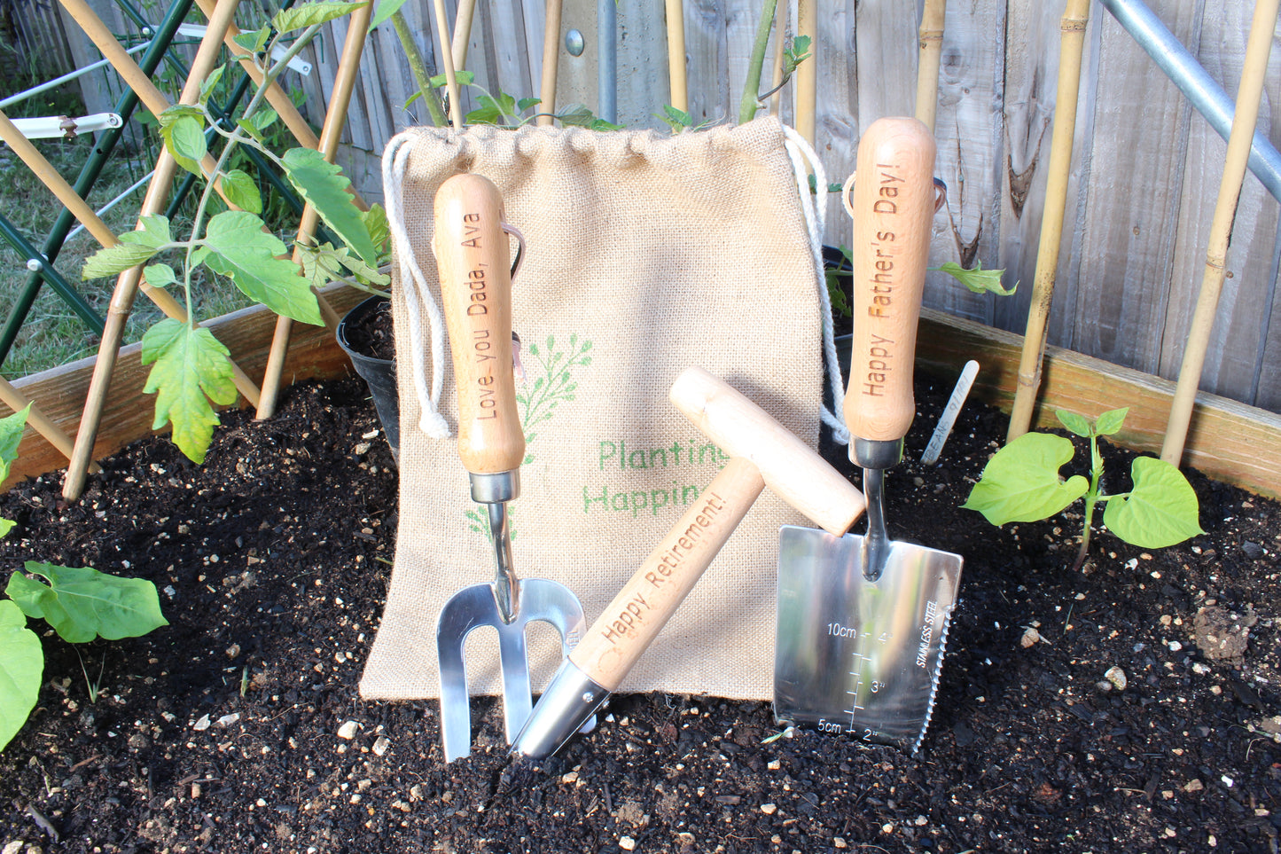 Personalised Garden Tools Gift Set