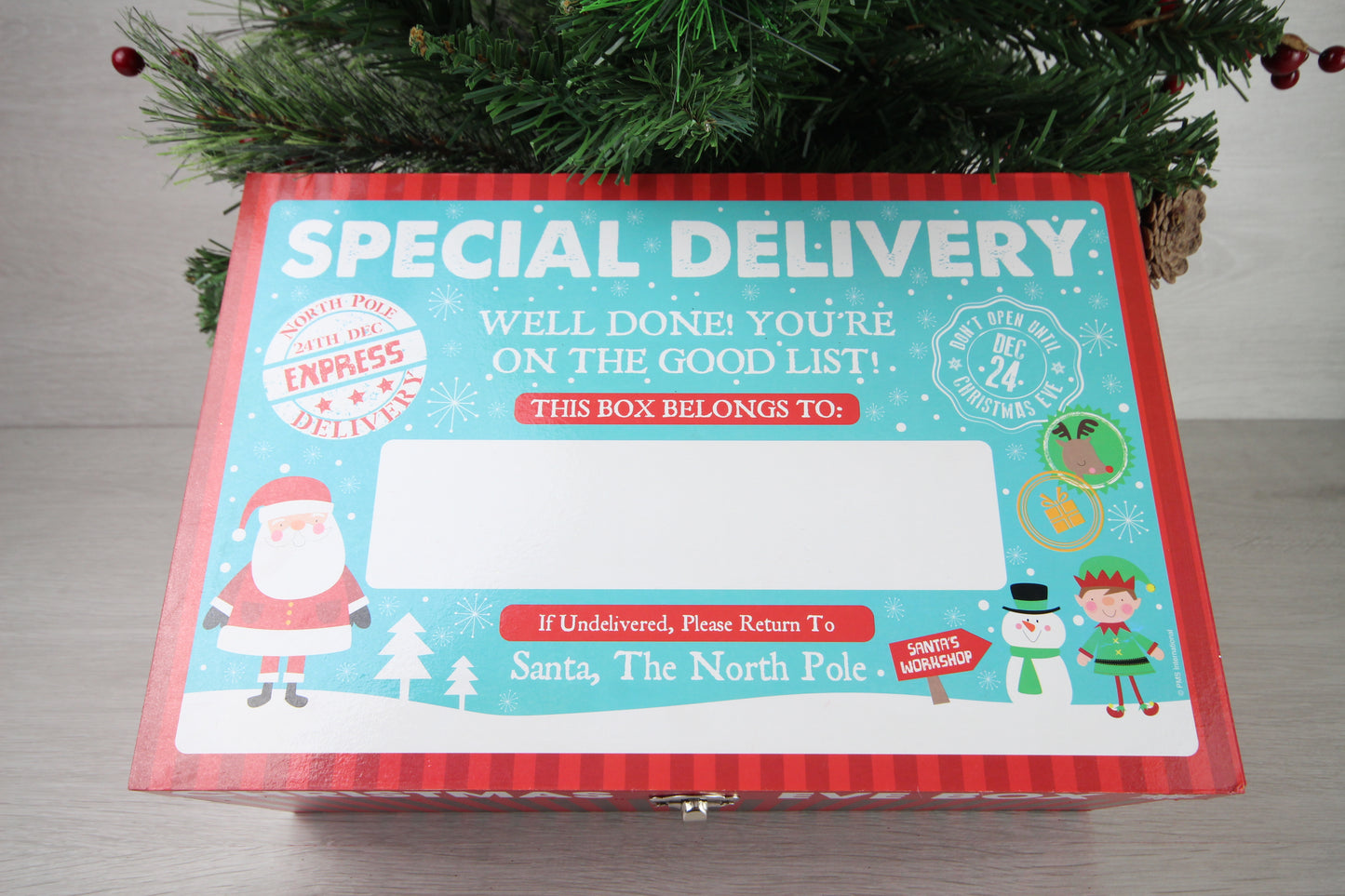 Personalised Christmas Eve Box For Children's Stocking Fillers
