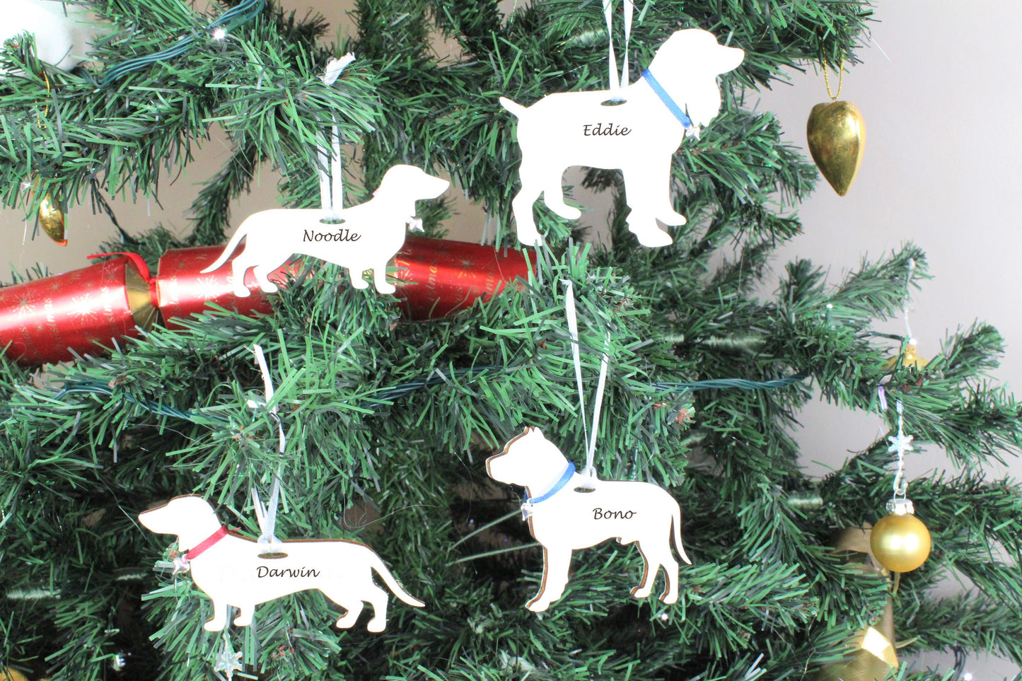 Personalised Pet Dog Christmas Tree Decoration