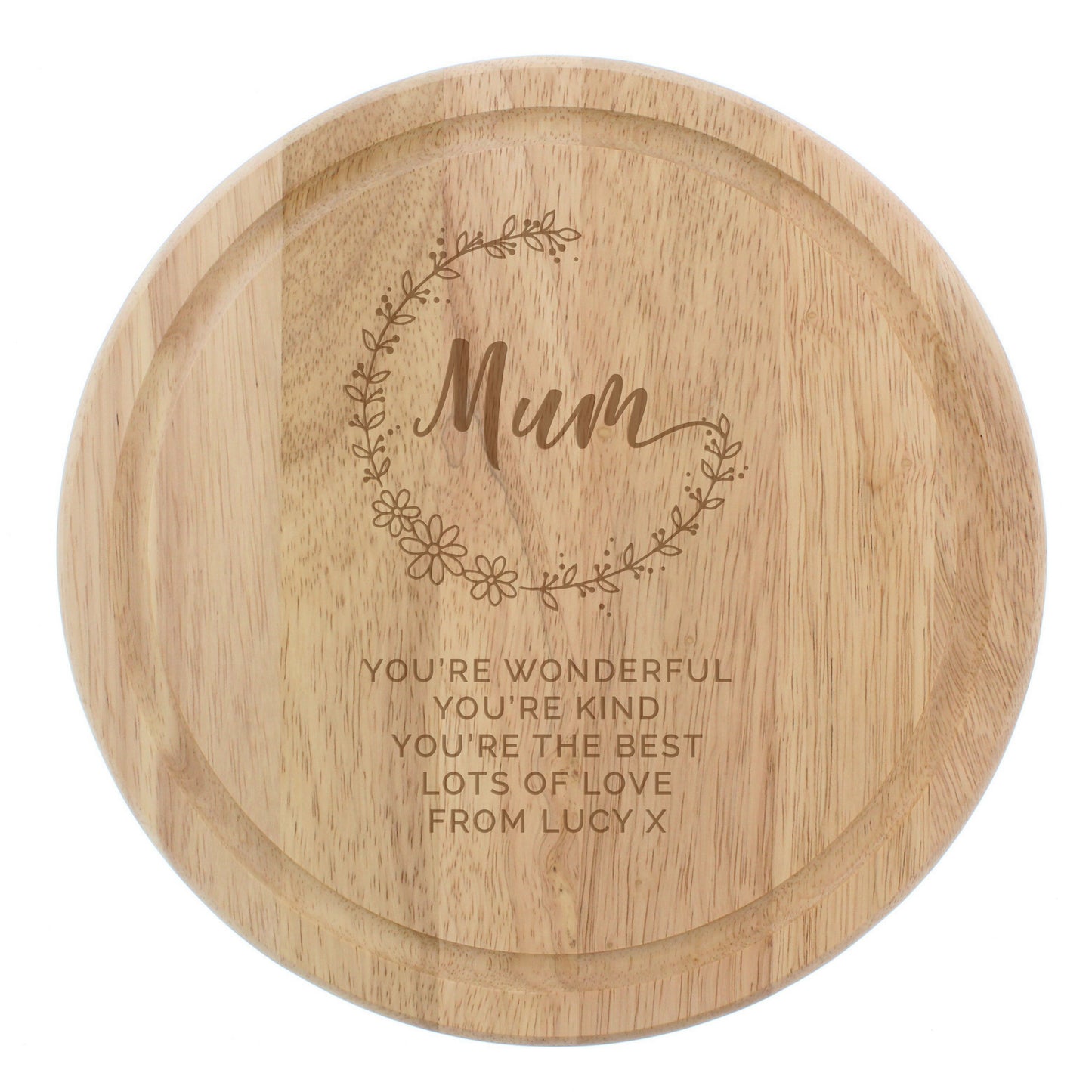 Personalised Mum Chopping Board