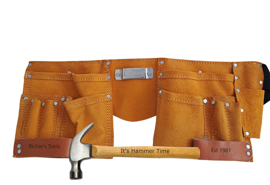 Personalised Tool Belt and Hammer
