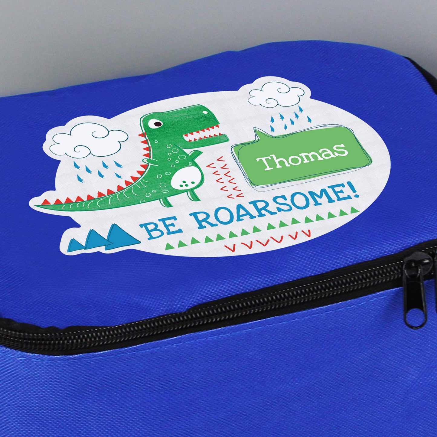 Personalised Dinosaur Lunch Bag