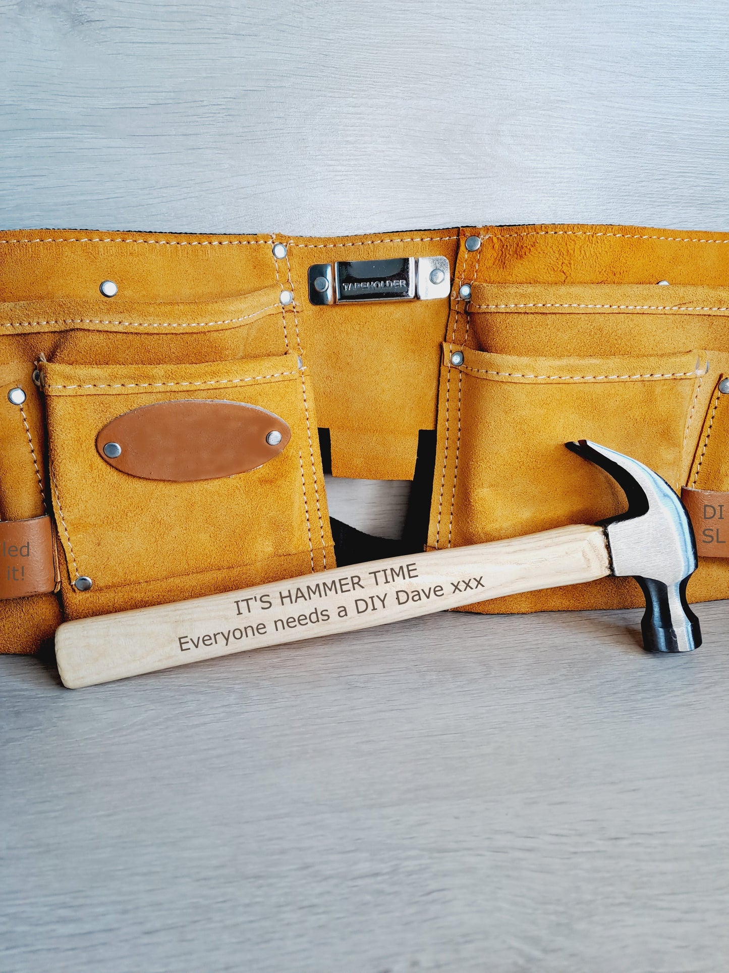 Personalised Tool Belt and Hammer