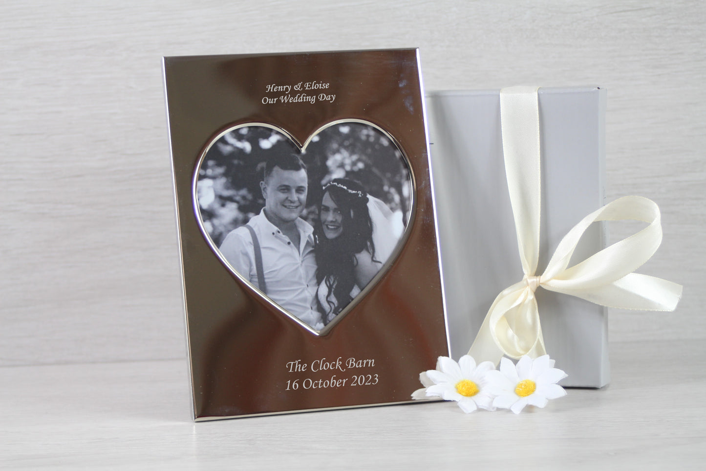 Personalised Own Handwriting Silver Photo Frame, Valentine's, Christening, Baptism, New Baby Gift, New Father, Mother's Day Gifts