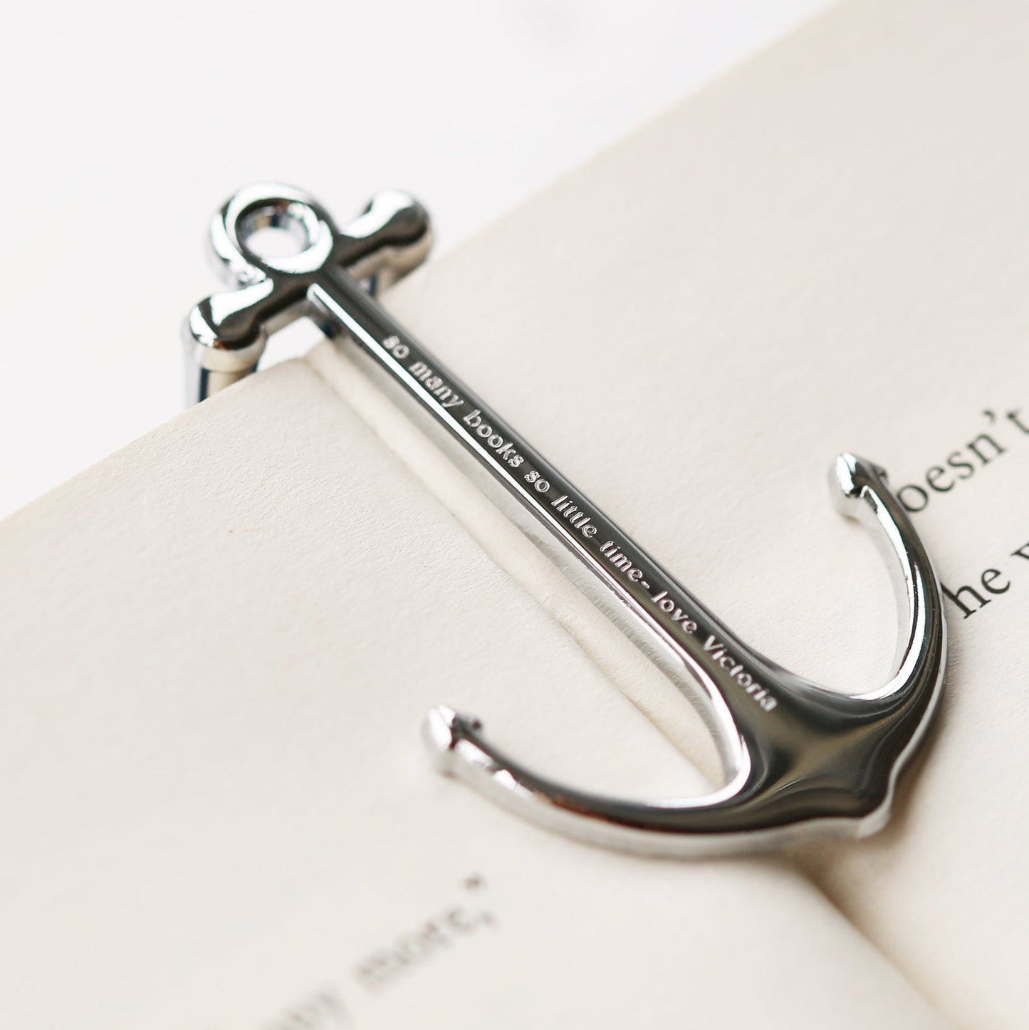 Personalised Anchor Bookmark in Gift Box