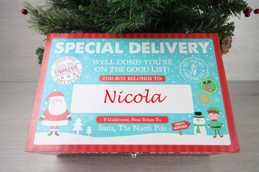 Personalised Christmas Eve Box For Children's Stocking Fillers