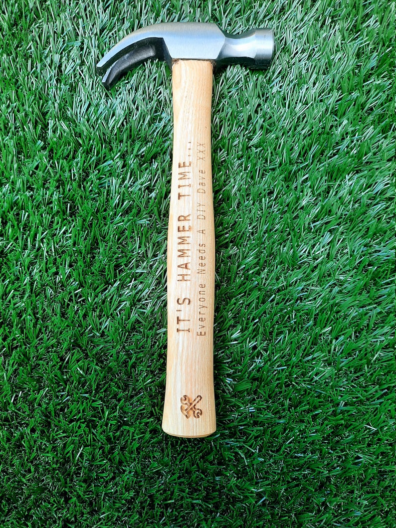 Personalised 8oz Hammer Perfect Christmas Gifts for Him or Her DIY Enthusiasts