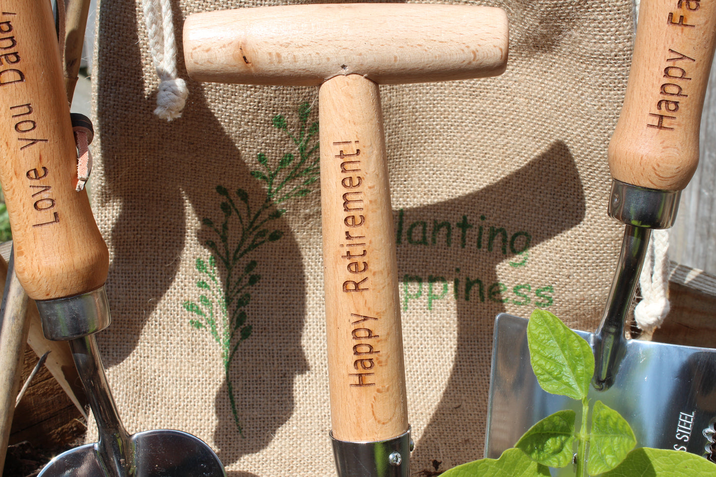 Personalised Garden Tools Gift Set