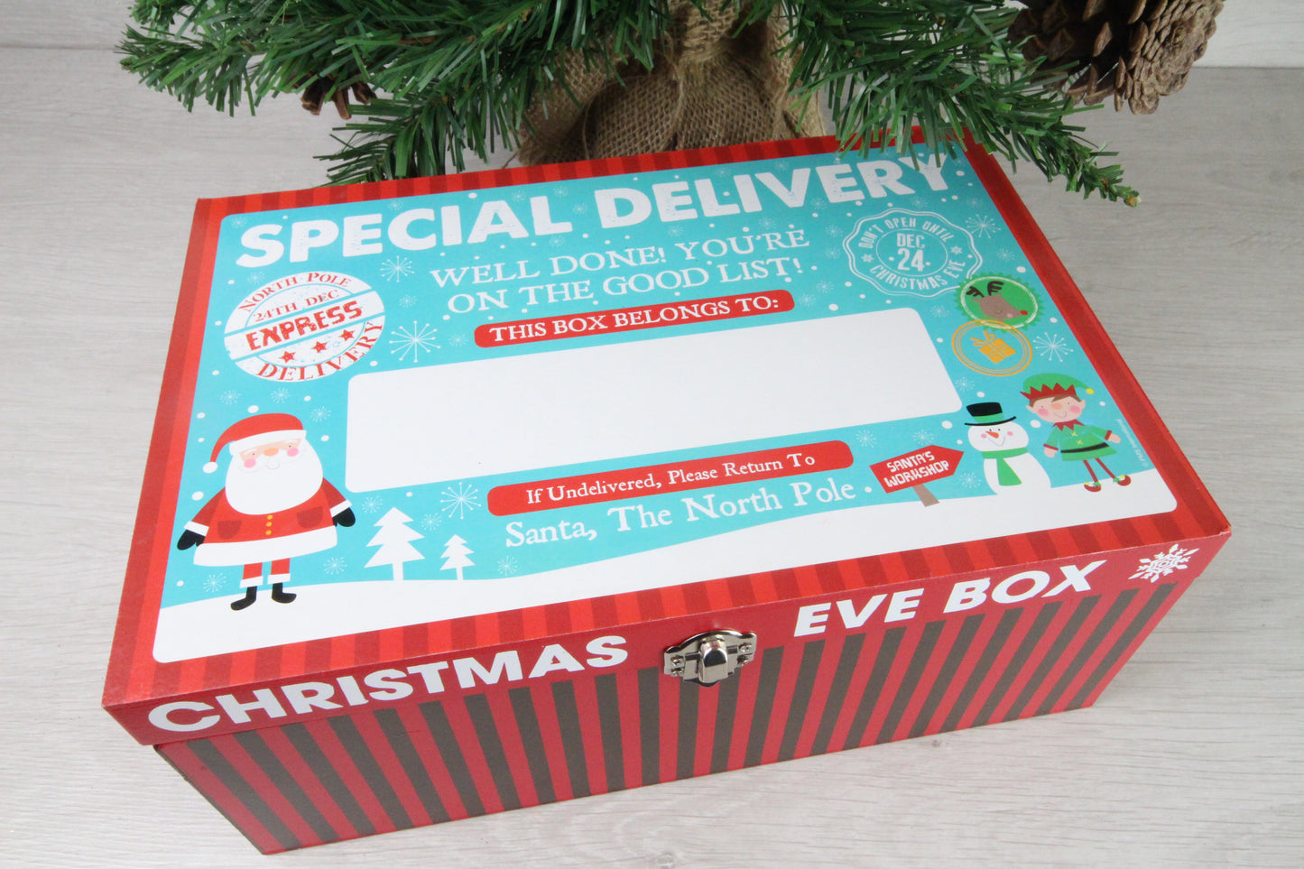 Personalised Christmas Eve Box For Children's Stocking Fillers
