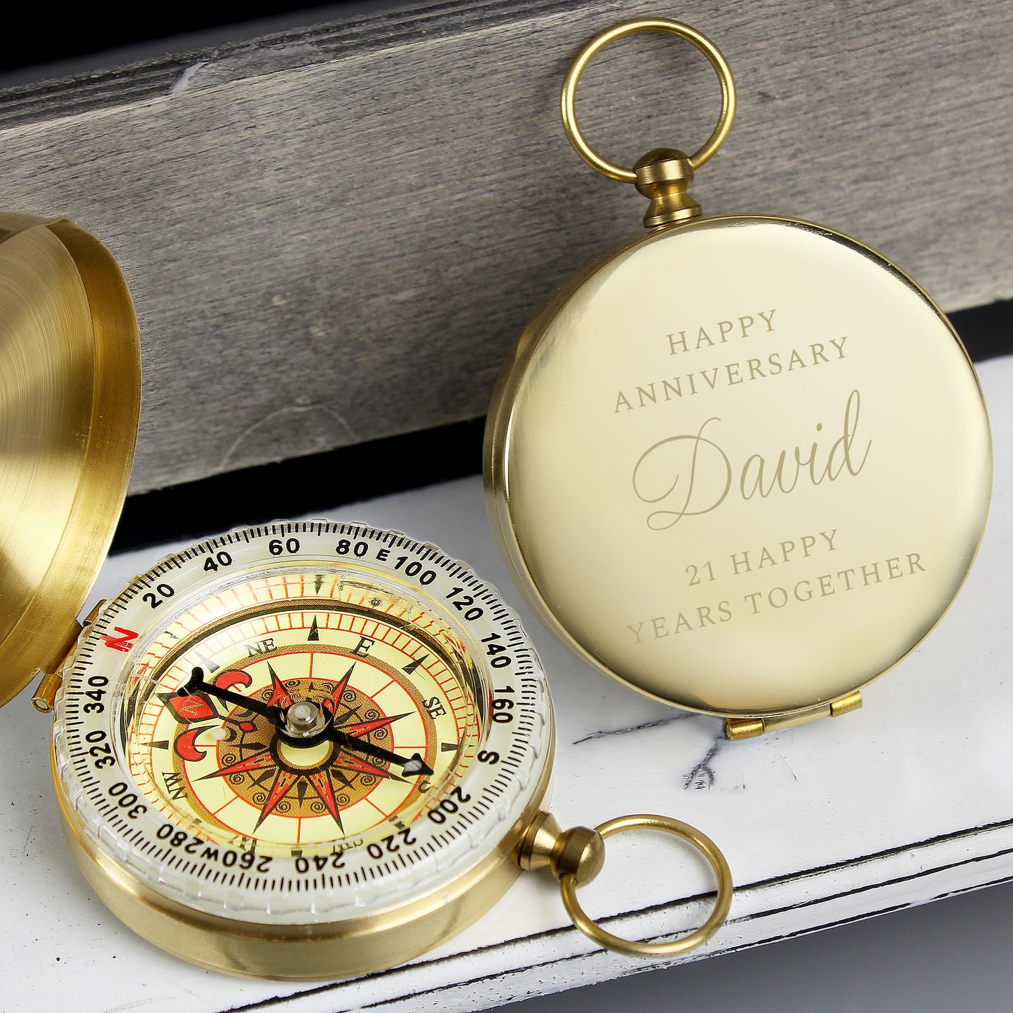 Personalised Compass a Classic Keepsake