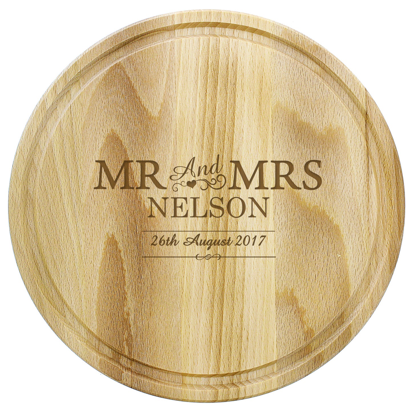 Personalised Mr & Mrs Chopping Board