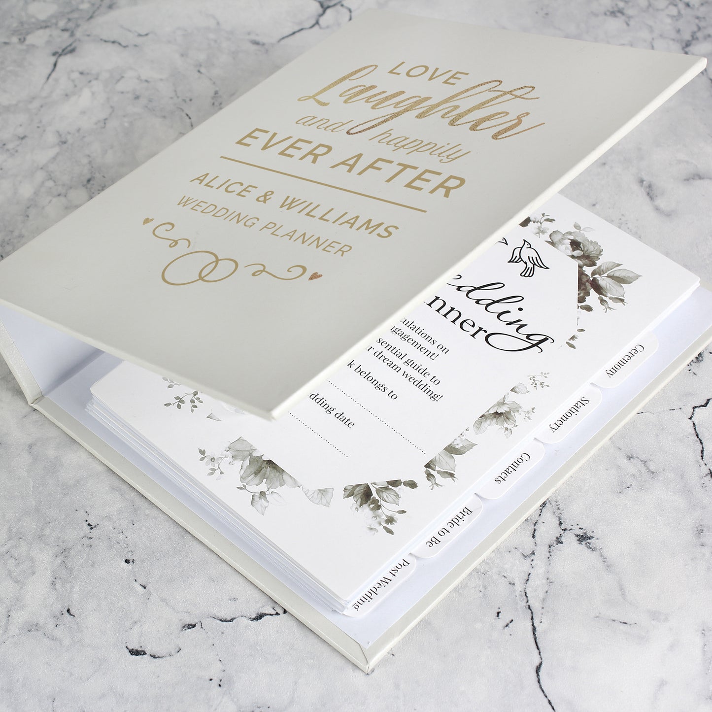 Personalised Wedding Planner Engagement Gift