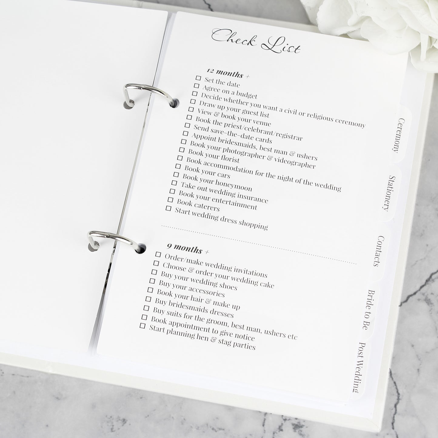 Personalised Wedding Planner Engagement Gift