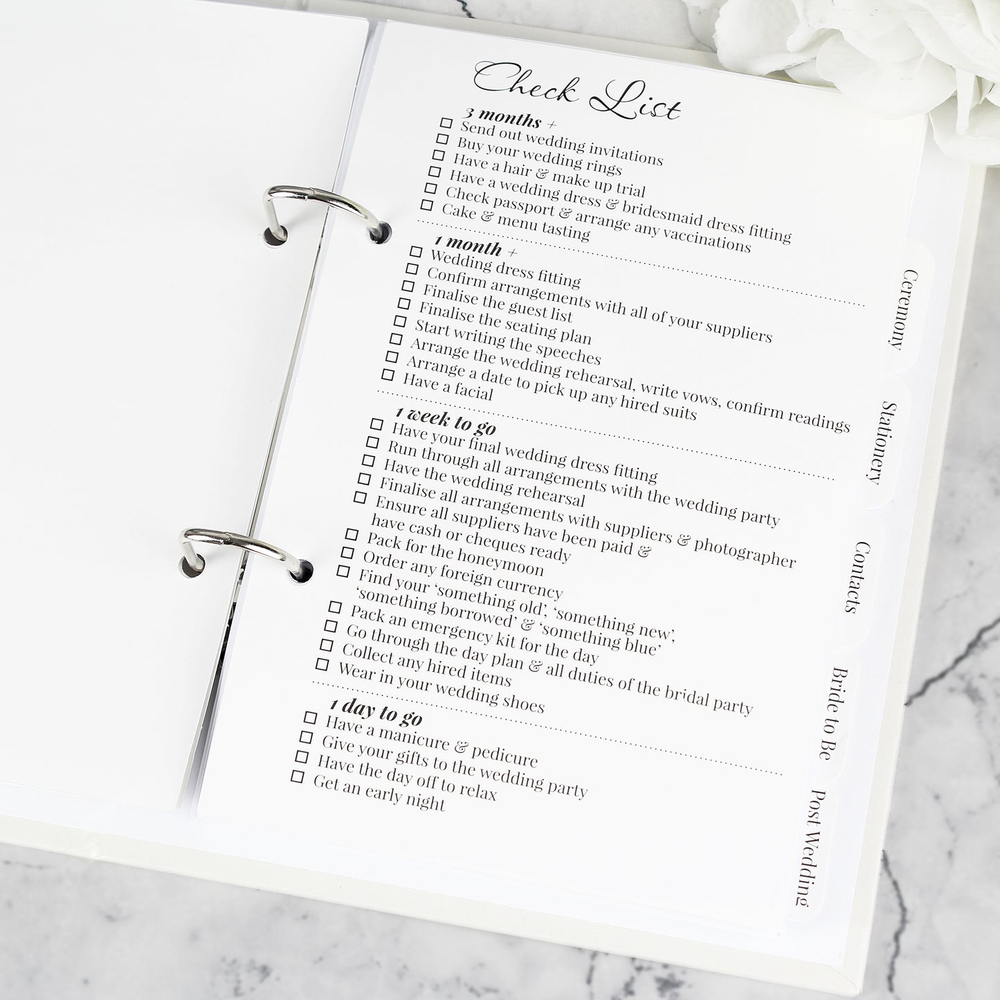 Personalised Wedding Planner Engagement Gift