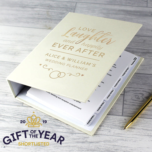 Personalised Wedding Planner Engagement Gift