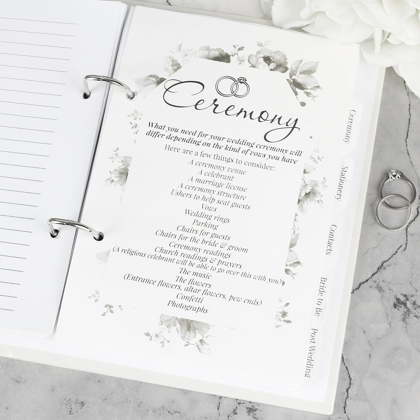 Personalised Wedding Planner Engagement Gift